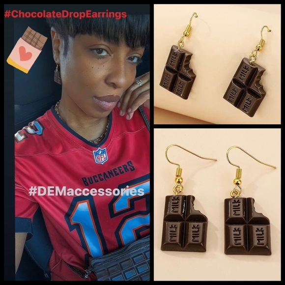 #DEMaccessories #ChocolateDropEarrings 🍫🍫❤️❤️ - Picture 1 of 1